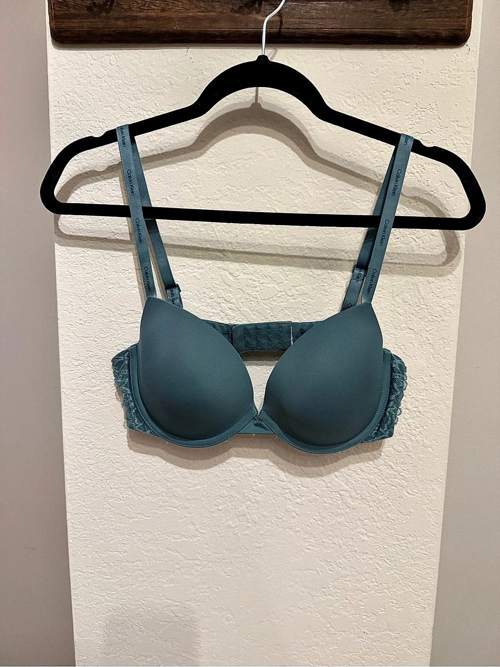Calvin Klein Attraction Push-Up Plunge Bra Blue
